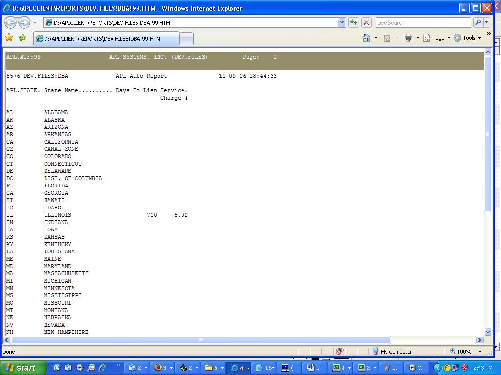 APLVIEWER Web Browser Format